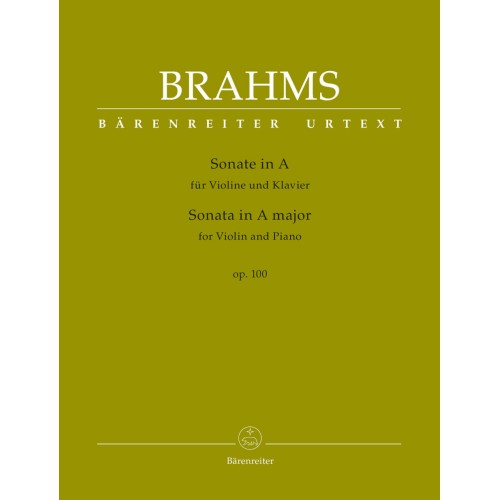 Johannes Brahms - Sonata Nr. 2 pentru vioară și pian în La Major, Op. 100