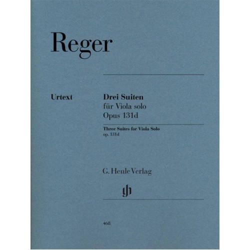 Max Reger - Trei Suite pentru violă solo, Op. 131d 