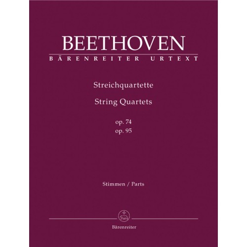 Ludwig van Beethoven - Cvartetele Op. 74 "Harpele" și Op. 95  "Serioso"