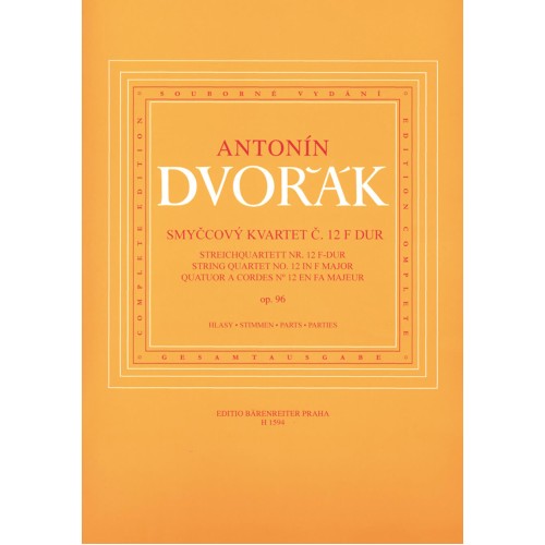 Antonin Dvorak - Cvartetul "American", Nr 12 în Fa major, Op 96