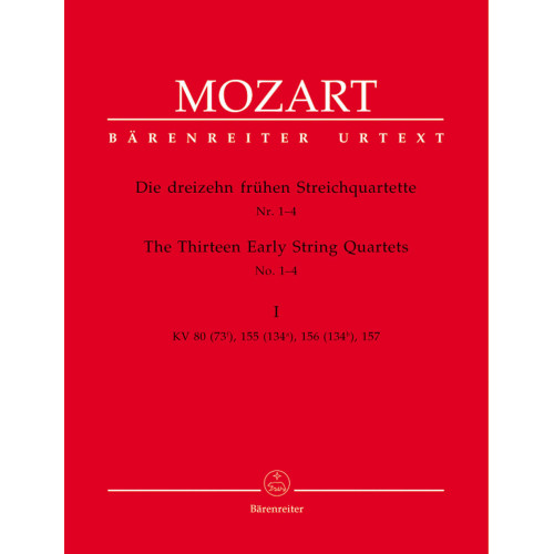 W. A. Mozart - Cvartetele Nr 1-4, KV 80, KV 155, KV 156 și KV 157