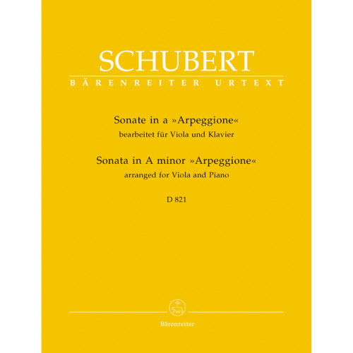 Franz Schubert - Sonata pentru violă și pian "Arpeggione" în la minor, D821
