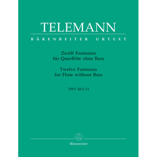 Georg Philipp Telemann - 12 fantezii pentru Flaut solo